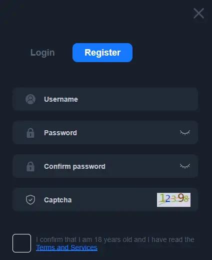 Fill in the WinPKR registration form Fill in the WinPKR registration form